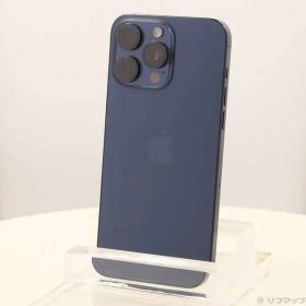 〔中古品〕 iPhone15 Pro Max 512GB ブルーチタニウム MU6X3J／A SIMフリー【348】