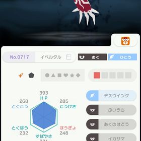 色違いイベルタル、ゼルネアス【XY＆Z】 | ポケモンSV(スカーレットバイオレット)のアカウントデータ、RMTの販売・買取一覧