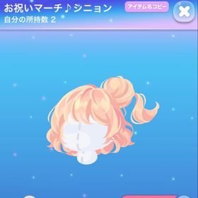 お祝いマーチ♪シニョン | ポケコロのアイテム、RMTの販売・買取一覧