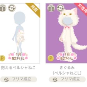ペルシャ猫2点セット | ニコッとタウン(ニコタ)のアカウントデータ、RMTの販売・買取一覧
