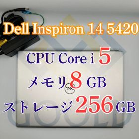 12/16まで全商品3000〜最大6000円OFF ★DELL Inspiron 14 5420 CPU：i5 メモリ：8.00GB ストレージ：256GB 電源投入回数：489回 使用時間：3046時間 商品管理コード：GOOLD_0041