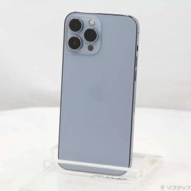 〔中古品〕 iPhone13 Pro Max 256GB シエラブルー MLJD3J／A SIMフリー【377】
