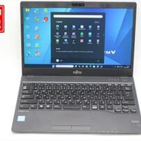 中古 フルHD 13.3型 Fujitsu LIFEBOOK U938S Windows11 第8世代 i5-8350u 8GB 256GB-SSD カメラ 無線 Office付き 中古パソコン 管:1308s