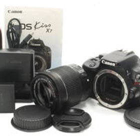 ★良品★Canon キヤノン EOS Kiss X7 EF-S 18-55 IS STM レンズキット ブラック z821