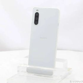 〔中古品〕 Xperia 10 III 128GB ホワイト SOG04 auロック解除SIMフリー【368】