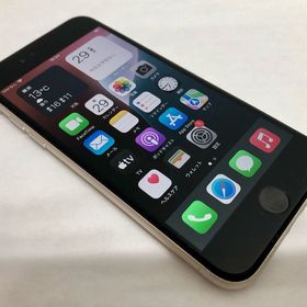 【金モバ】★美品★simフリー★iPhoneSE3 64GB★スターライト★バッテリー80％★