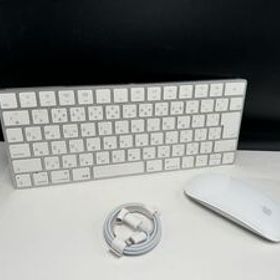 S3625) Apple Magic Keyboard A1644 / Apple Magic Mouse2 A1657 セット 動作品