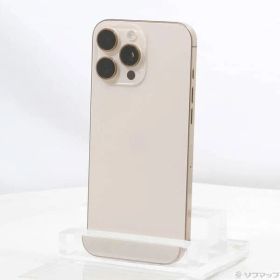 〔展示品〕 iPhone16 Pro Max 256GB デザートチタニウム 3N530J／A SIMフリー【258】
