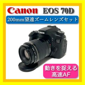 高速AF✨ Canon EOS 70D 望遠レンズセット イベントやペット撮影