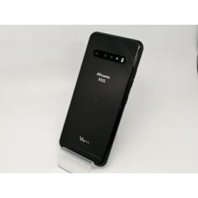 【中古】LG電子 docomo 【SIMロック解除済み】 LG V60 ThinQ 5G ザ ブラック 8GB 128GB L-51A【横浜】保証期間1ヶ月【ランクB】