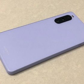 セイモバイル★SIMフリー AU Xperia 10 V ラベンダー SOG11