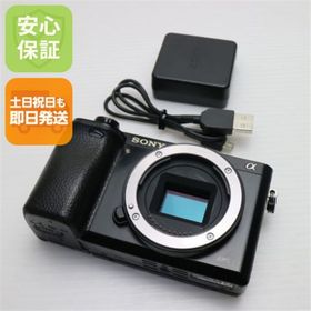 ソニー(SONY)の美品α6000 ILCE-6000 ボディ ブラック M888(ミラーレス一眼)