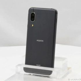 〔中古品〕 AQUOS sense3 64GB ブラック SHV45 auロック解除SIMフリー【377】