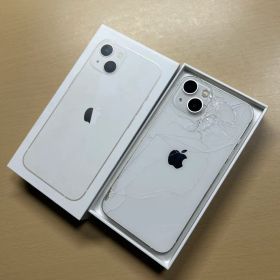 iPhone13 256GB SIMフリー 背面割れあり FaceID不可