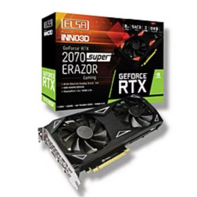 【中古】ELSA(エルザ) ELSA GeForce RTX 2070 Super ERAZOR GAMING GD2070-8GERSES 【344-ud】
