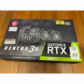エムエスアイ(msi)の動作確認済 MSI GeForce RTX 3070 Ti VENTUS 8G(PCパーツ)