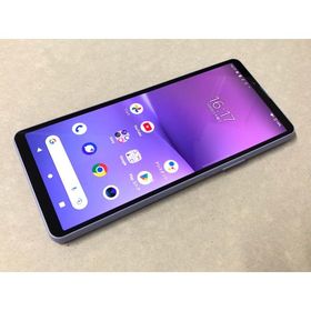 セイモバイル★【中古Aランク】SIMフリーAU Xperia 10 V ラベンダー SOG11
