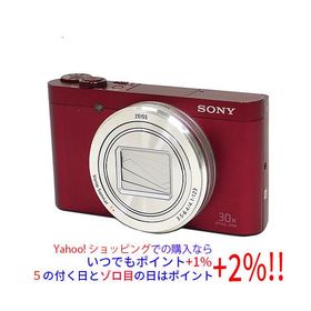 【中古】SONY製 Cyber-shot DSC-WX500 レッド/1820万画素