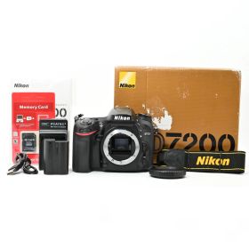 ＜良品＞Nikon D7200 ボディ｜シャッター数6,755枚｜Wi-Fi＆NFC搭載｜2416万画素×高感度ISO25600対応｜高速連写×防塵防滴仕様｜APS-Cデジタル一眼レフカメラ