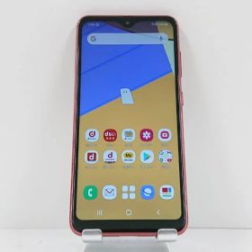Galaxy A21 SC-42A ドコモ レッド 送料無料 本体 c14921