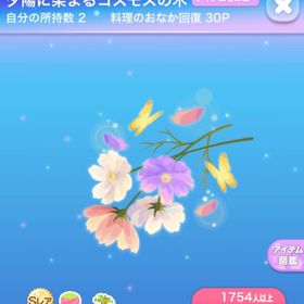 夕陽に染まるコスモスの木SR | ポケコロのアイテム、RMTの販売・買取一覧