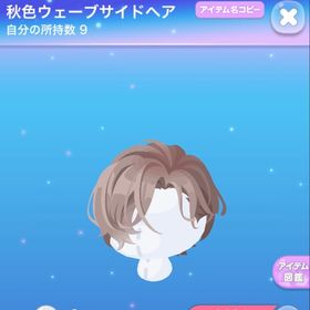 秋色ウェーブサイドヘア | ポケコロのアイテム、RMTの販売・買取一覧