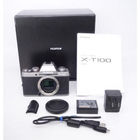 【美品】富士フイルム FUJIFILM ミラーレス一眼 X-T100 ダークシルバー X-T100-DS [D10089A]
