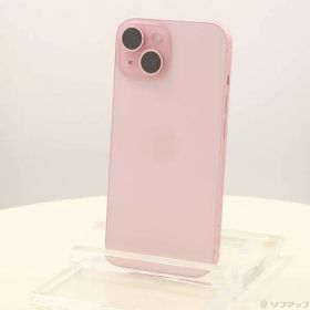〔中古品〕 iPhone15 128GB ピンク MTMJ3J／A SIMフリー【295】