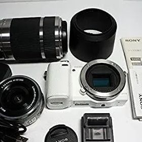 【中古】(非常に良い)ソニー SONY ミラーレス一眼カメラ α NEX-5Rダブルズームレンズキット ホワイト NEX-5RY/W