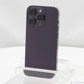 〔中古品〕 iPhone14 Pro 128GB ディープパープル MQ0F3J／A SIMフリー【251】