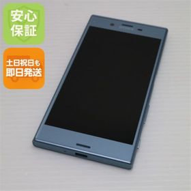 エクスペリア(Xperia)の新品同様 au SOV35 Xperia XZs ブルー 白ロム M666(スマートフォン本体)