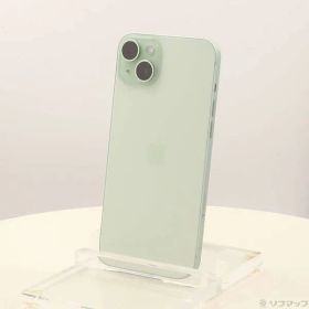 〔中古品〕 iPhone15 Plus 256GB グリーン MU0Q3J／A SIMフリー【305】
