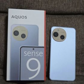 【超美品・ほぼ未使用】AQUOS sense9 au版SIMフリー Blue