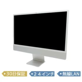 【中古】Apple iMac Retina 24"4.5Kディスプレイ/Apple M1/メモリ 16GB/SSD 512GB/2021/24インチ/MacOS (13.7)/MGTF3J/A/デスクトップ【A】