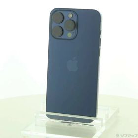 〔中古品〕 iPhone15 Pro Max 256GB ブルーチタニウム MU6T3J／A SIMフリー【247】