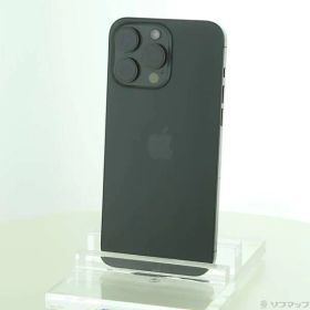 〔中古品〕 iPhone15 Pro Max 512GB ブラックチタニウム MU6U3J／A SIMフリー【258】