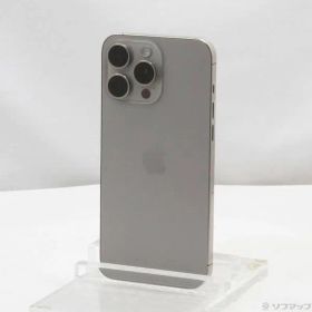 〔中古品〕 iPhone15 Pro Max 1TB ナチュラルチタニウム MU713J／A SIMフリー【276】