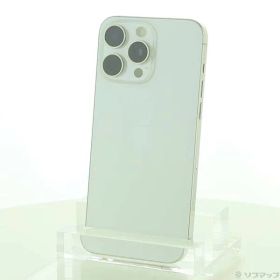 〔中古品〕 iPhone15 Pro Max 256GB ホワイトチタニウム MU6Q3J／A SIMフリー【305】