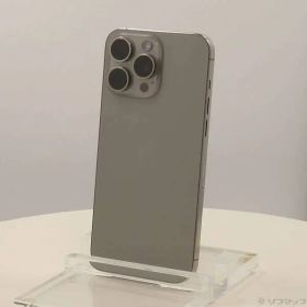 〔中古品〕 iPhone15 Pro Max 256GB ナチュラルチタニウム MU6R3J／A SIMフリー【258】