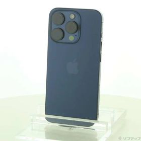 〔中古品〕 iPhone15 Pro 256GB ブルーチタニウム MTUG3J／A SIMフリー【247】
