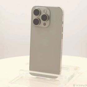 〔中古品〕 iPhone15 Pro 512GB ナチュラルチタニウム MTUK3J／A SIMフリー【258】