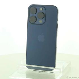 〔中古品〕 iPhone15 Pro 1TB ブルーチタニウム MTUU3J／A SIMフリー【295】