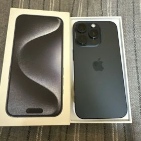 美品Apple iPhone15 pro 128GBブルーチタニウムSIMフリー