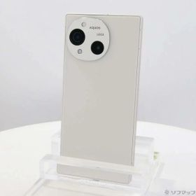 【中古】SHARP(シャープ) AQUOS R10 256GB カシミヤホワイト SH-M31 SIMフリー 【349-ud】