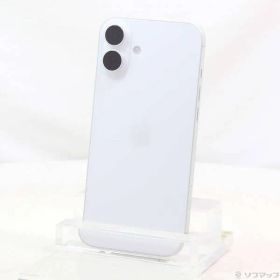 〔中古品〕 iPhone16 Plus 256GB ホワイト MXVH3J／A SIMフリー【258】