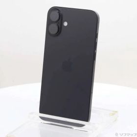 〔中古品〕 iPhone16 Plus 256GB ブラック MXVG3J／A SIMフリー【344】