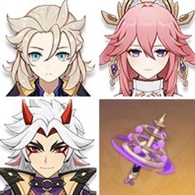 即対応|夢見月瑞希+八重神子+七七+ティナリ+神楽の真意+ジン+荒瀧一斗+アルベド|引退垢 | 原神のアカウントデータ、RMTの販売・買取一覧