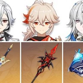 ヌヴィレット1凸+蒼古なる自由への誓い+アルレッキーノ1凸+楓原万葉+赤月のシルエット+久遠流転の大 | 原神のアカウントデータ、RMTの販売・買取一覧