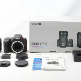 キヤノン Canon EOS Kiss X9 EF-S18-55 IS STM レンズキット ブラック 僅か688ショット 付属品完備 元箱◇48734