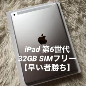 【完動品】iPad 第6世代 32GB SIMフリー【すぐ発送】